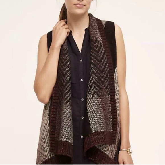 Anthropologie Sleeping On Snow Mabli Vest Size XS/S tribal boho - Picture 1 of 7